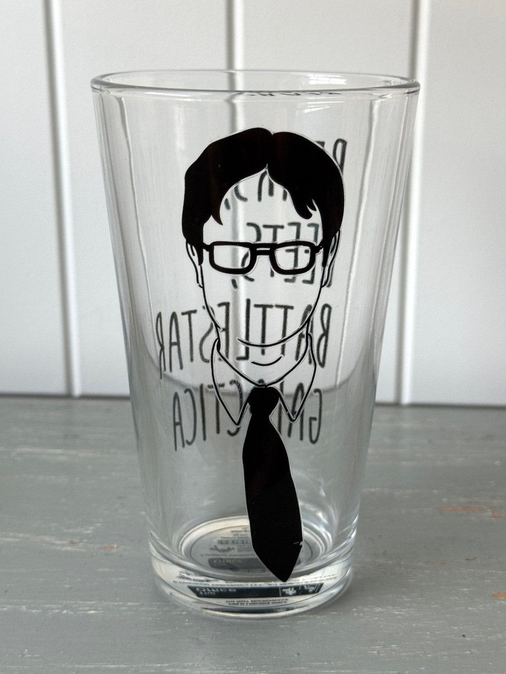 The Office Dwight Outline Pint Glass | Drinkware | Collectors Item